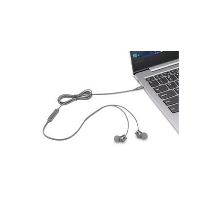Lenovo | Akcesoria 110 Analogowe słuchawki douszne | GXD1J77354 | Wbudowany mikrofon | Szary Lenovo | Akcesoria 110 Analogowe słuchawki douszne | GXD1J77354 | Wbudowany mikrofon | Szary