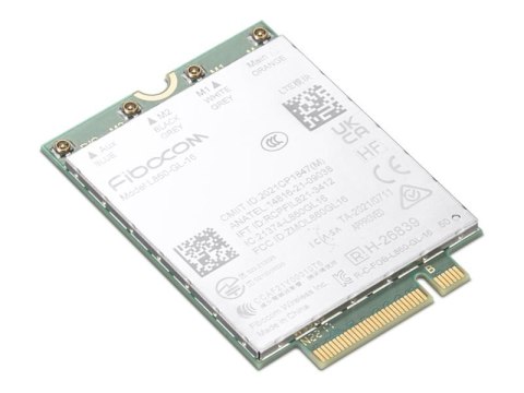 Lenovo | Moduł 4G LTE CAT16 M.2 WWAN | ThinkPad Fibocom L860-GL-16 Lenovo | Moduł 4G LTE CAT16 M.2 WWAN | ThinkPad Fibocom L860-GL-16