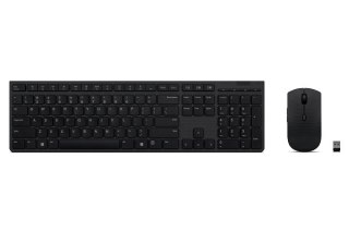 Lenovo | Professional Wireless Rechargeable Keyboard and Mouse Combo (Litewski) | Zestaw klawiatura i mysz | Bezprzewodowy | Mys