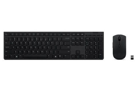 Lenovo | Professional Wireless Rechargeable Keyboard and Mouse Combo (Litewski) | Zestaw klawiatura i mysz | Bezprzewodowy | Mys Lenovo | Professional Wireless Rechargeable Keyboard and Mouse Combo (Litewski) | Zestaw klawiatura i mysz | Bezprzewodowy | Mys