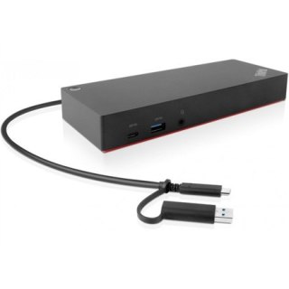 Lenovo | ThinkPad Hybrid USB-C z USB-A Dock, maks. 2 wyświetlacze, | 40AF0135EU | USB-C Dock | Porty Ethernet LAN (RJ-45) 1 | Di