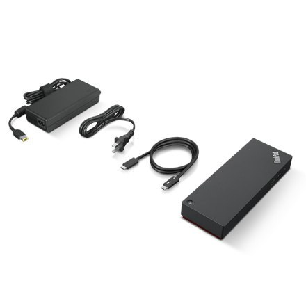 Lenovo | ThinkPad | Uniwersalna stacja dokująca Thunderbolt 4 | Stacja dokująca | Porty Ethernet LAN (RJ-45) 1 | Porty DisplayPo Lenovo | ThinkPad | Uniwersalna stacja dokująca Thunderbolt 4 | Stacja dokująca | Porty Ethernet LAN (RJ-45) 1 | Porty DisplayPo