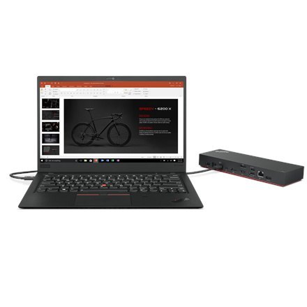 Lenovo | ThinkPad | Uniwersalna stacja dokująca Thunderbolt 4 | Stacja dokująca | Porty Ethernet LAN (RJ-45) 1 | Porty DisplayPo Lenovo | ThinkPad | Uniwersalna stacja dokująca Thunderbolt 4 | Stacja dokująca | Porty Ethernet LAN (RJ-45) 1 | Porty DisplayPo