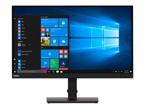 Lenovo ThinkVision | T27q-20 | 27 cali | IPS | QHD 2560 x 1440 | 350 cd/m² | HDMI, DisplayPort | wysokość, pivot (obrót), swivel Lenovo ThinkVision | T27q-20 | 27 cali | IPS | QHD 2560 x 1440 | 350 cd/m² | HDMI, DisplayPort | wysokość, pivot (obrót), swivel