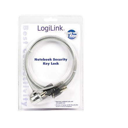 LogiLink - kablowa blokada bezpieczeństwa | 1,5 m LogiLink - kablowa blokada bezpieczeństwa | 1,5 m