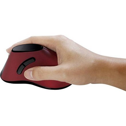 Logilink | Ergonomiczna mysz pionowa | ID0159 | Optyczna | Bezprzewodowa | Czerwona Logilink | Ergonomiczna mysz pionowa | ID0159 | Optyczna | Bezprzewodowa | Czerwona