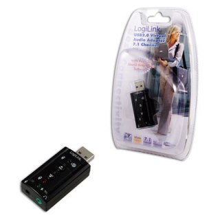 Logilink | Karta dźwiękowa | Karta dźwiękowa USB z wirtualnymi efektami dźwiękowymi 7.1