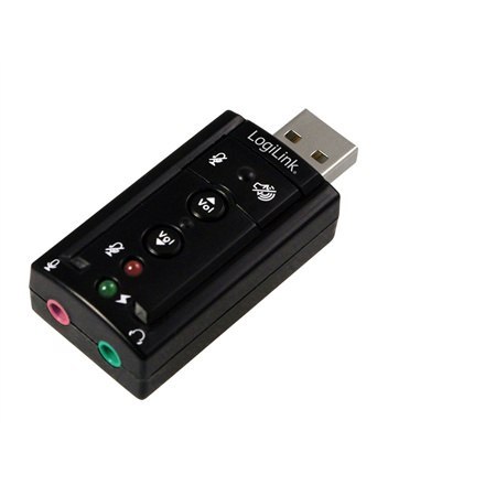Logilink | Karta dźwiękowa | Karta dźwiękowa USB z wirtualnymi efektami dźwiękowymi 7.1 Logilink | Karta dźwiękowa | Karta dźwiękowa USB z wirtualnymi efektami dźwiękowymi 7.1