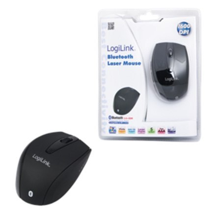 Logilink | Maus Laser Bluetooth mit 5 Tasten | Bluetooth Laser Mouse; | bezprzewodowa | czarna Logilink | Maus Laser Bluetooth mit 5 Tasten | Bluetooth Laser Mouse; | bezprzewodowa | czarna