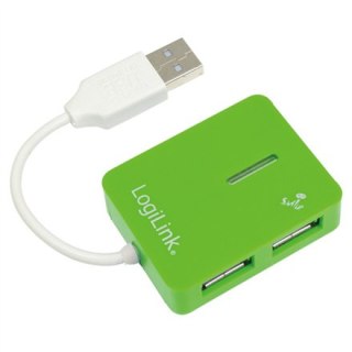 LogiLink Smile | 4-portowy koncentrator USB2.0 | Koncentrator - 4 porty | USB 1.1, USB 2.0