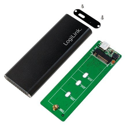 Logilink | Obudowa pamięci masowej | Dysk półprzewodnikowy | M.2 | Karta M.2 | USB 3.1 (Gen 2) Logilink | Obudowa pamięci masowej | Dysk półprzewodnikowy | M.2 | Karta M.2 | USB 3.1 (Gen 2)