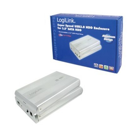 Logilink | Obudowa pamięci masowej | Super Speed USB3.0 HDD Enclosure for 3,5" SATA HDD | Dysk twardy | 3,5" | SATA 3Gb/s | USB Logilink | Obudowa pamięci masowej | Super Speed USB3.0 HDD Enclosure for 3,5" SATA HDD | Dysk twardy | 3,5" | SATA 3Gb/s | USB