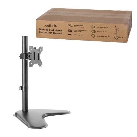 Logilink | Uchwyt biurkowy | BP0044 | 13-32 " | Maksymalna waga (udźwig) 8 kg | Czarny Logilink | Uchwyt biurkowy | BP0044 | 13-32 " | Maksymalna waga (udźwig) 8 kg | Czarny