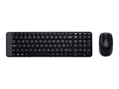 Logitech | Combo Wireless Keyboard and Mouse | MK220 | Keyboard and Mouse | Wireless | Mouse included | US | Black | N/A Logitech | Combo Wireless Keyboard and Mouse | MK220 | Keyboard and Mouse | Wireless | Mouse included | US | Black | N/A