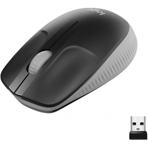 Logitech | Mysz pełnowymiarowa | M190 | Bezprzewodowa | USB | Średni szary Logitech | Mysz pełnowymiarowa | M190 | Bezprzewodowa | USB | Średni szary
