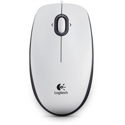 Logitech | Przenośna mysz optyczna | B100 | Biały Logitech | Przenośna mysz optyczna | B100 | Biały