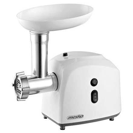 Maszynka do mielenia mięsa Mesko MS 4805, moc 600W, misa, sitko średniej wielkości, sitko do mielenia mięsa, sitko do maku, tłok Maszynka do mielenia mięsa Mesko MS 4805, moc 600W, misa, sitko średniej wielkości, sitko do mielenia mięsa, sitko do maku, tłok