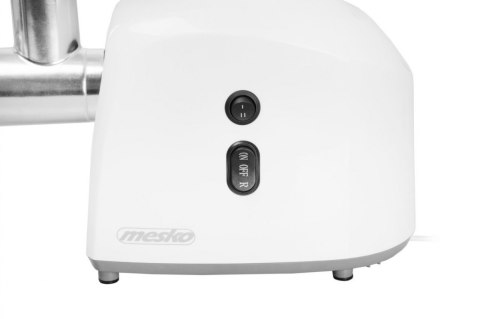 Maszynka do mielenia mięsa Mesko MS 4805, moc 600W, misa, sitko średniej wielkości, sitko do mielenia mięsa, sitko do maku, tłok Maszynka do mielenia mięsa Mesko MS 4805, moc 600W, misa, sitko średniej wielkości, sitko do mielenia mięsa, sitko do maku, tłok
