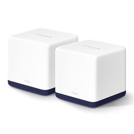 Mercusys Halo H50G V1 - System Wi-Fi - Wi-Fi 5 - desktop | 3-portowy switch | AC1900 | 2,4 GHz / 5 GHz | 2 routery Mercusys Halo H50G V1 - System Wi-Fi - Wi-Fi 5 - desktop | 3-portowy switch | AC1900 | 2,4 GHz / 5 GHz | 2 routery