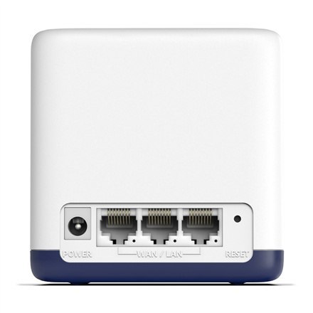 Mercusys Halo H50G V1 - System Wi-Fi - Wi-Fi 5 - desktop | 3-portowy switch | AC1900 | 2,4 GHz / 5 GHz | 2 routery Mercusys Halo H50G V1 - System Wi-Fi - Wi-Fi 5 - desktop | 3-portowy switch | AC1900 | 2,4 GHz / 5 GHz | 2 routery