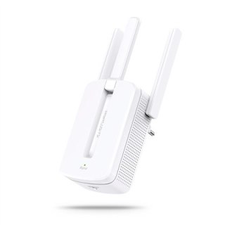 Mercusys | Wi-Fi Range Extender | MW300RE | 802.11n | 2.4GHz | 300 Mbit/s | bez PoE | Typ anteny 3xZewnętrzna