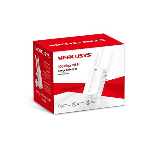 Mercusys | Wi-Fi Range Extender | MW300RE | 802.11n | 2.4GHz | 300 Mbit/s | bez PoE | Typ anteny 3xZewnętrzna Mercusys | Wi-Fi Range Extender | MW300RE | 802.11n | 2.4GHz | 300 Mbit/s | bez PoE | Typ anteny 3xZewnętrzna