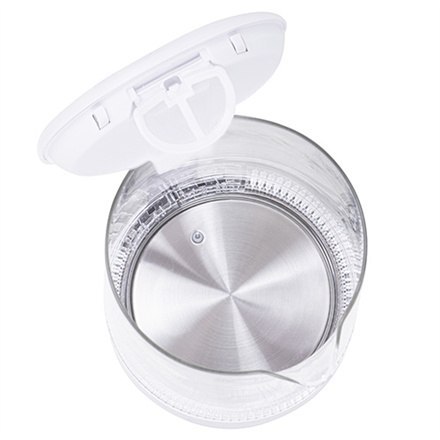Mesko | Czajnik | MS 1301w | Elektryczny | 1850 W | 1,7 L | Szkło/stal nierdzewna | Podstawa obrotowa 360° | Biały Mesko | Czajnik | MS 1301w | Elektryczny | 1850 W | 1,7 L | Szkło/stal nierdzewna | Podstawa obrotowa 360° | Biały