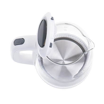 Mesko | Czajnik | MS 1302w | Elektryczny | 2200 W | 1,7 L | Szklany | Podstawa obrotowa 360° | Biały Mesko | Czajnik | MS 1302w | Elektryczny | 2200 W | 1,7 L | Szklany | Podstawa obrotowa 360° | Biały