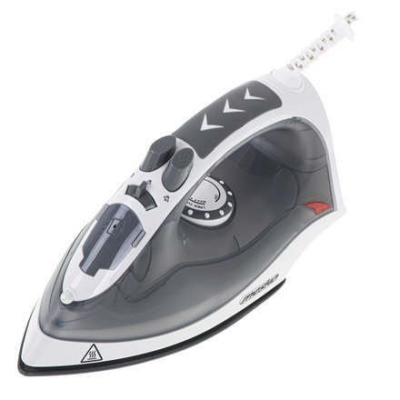 Mesko | MS 5037 | Żelazko parowe | 2800 W | Pojemność zbiornika na wodę 170 ml | Ciągłe uderzenie pary 35 g/min | Wydajność uder Mesko | MS 5037 | Żelazko parowe | 2800 W | Pojemność zbiornika na wodę 170 ml | Ciągłe uderzenie pary 35 g/min | Wydajność uder