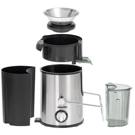 Mesko | Sokowirówka | MS 4126b | Typ Sokowirówka | Stal nierdzewna | 600 W | Liczba prędkości 3 Mesko | Sokowirówka | MS 4126b | Typ Sokowirówka | Stal nierdzewna | 600 W | Liczba prędkości 3