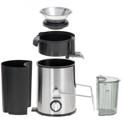 Mesko | Sokowirówka | MS 4126b | Typ Sokowirówka | Stal nierdzewna | 600 W | Liczba prędkości 3 Mesko | Sokowirówka | MS 4126b | Typ Sokowirówka | Stal nierdzewna | 600 W | Liczba prędkości 3
