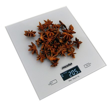 Mesko | Waga kuchenna | MS 3145 | Maksymalna waga (udźwig) 5 kg | Podziałka 1 g | Typ wyświetlacza LCD | Srebrny Mesko | Waga kuchenna | MS 3145 | Maksymalna waga (udźwig) 5 kg | Podziałka 1 g | Typ wyświetlacza LCD | Srebrny