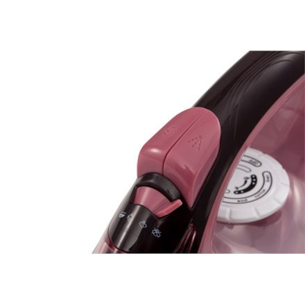 Mesko | Żelazko | MS 5028 | Żelazko parowe | 2600 W | Ciągła para 35 g/min | Wydajność uderzenia pary 60 g/min | Różowy/szary Mesko | Żelazko | MS 5028 | Żelazko parowe | 2600 W | Ciągła para 35 g/min | Wydajność uderzenia pary 60 g/min | Różowy/szary