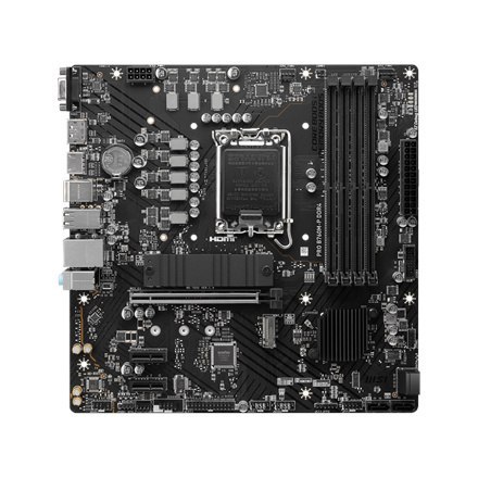 MSI | PRO B760M-P DDR4 | Rodzina procesorów Intel | Gniazdo procesora LGA1700 | DDR4 DIMM | Gniazda pamięci 4 | Obsługiwane inte MSI | PRO B760M-P DDR4 | Rodzina procesorów Intel | Gniazdo procesora LGA1700 | DDR4 DIMM | Gniazda pamięci 4 | Obsługiwane inte