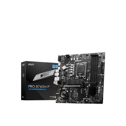 MSI | PRO B760M-P | Rodzina procesorów Intel | Gniazdo procesora LGA1700 | DDR5 DIMM | Gniazda pamięci 4 | Obsługiwane interfejs MSI | PRO B760M-P | Rodzina procesorów Intel | Gniazdo procesora LGA1700 | DDR5 DIMM | Gniazda pamięci 4 | Obsługiwane interfejs