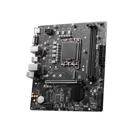 MSI | PRO H610M-E | Gniazdo procesora LGA1700 | Typ chipsetu Intel H610 | Obsługiwana technologia pamięci RAM DDR5 SDRAM MSI | PRO H610M-E | Gniazdo procesora LGA1700 | Typ chipsetu Intel H610 | Obsługiwana technologia pamięci RAM DDR5 SDRAM