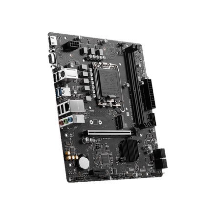 MSI | PRO H610M-E | Gniazdo procesora LGA1700 | Typ chipsetu Intel H610 | Obsługiwana technologia pamięci RAM DDR5 SDRAM MSI | PRO H610M-E | Gniazdo procesora LGA1700 | Typ chipsetu Intel H610 | Obsługiwana technologia pamięci RAM DDR5 SDRAM