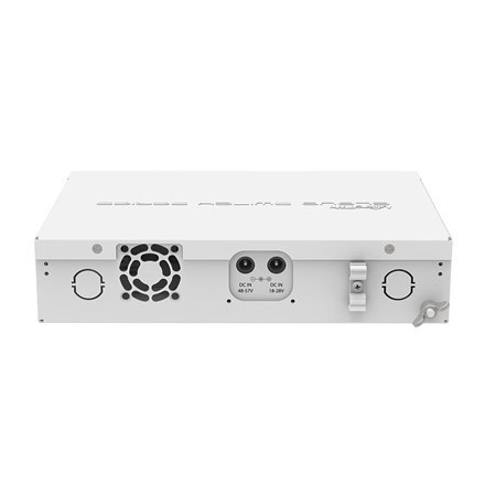 MikroTik Cloud Router Switch CRS112-8P-4S-IN - przełącznik - 12 portów - zarządzany - do montażu w szafie rack MikroTik Cloud Router Switch CRS112-8P-4S-IN - przełącznik - 12 portów - zarządzany - do montażu w szafie rack