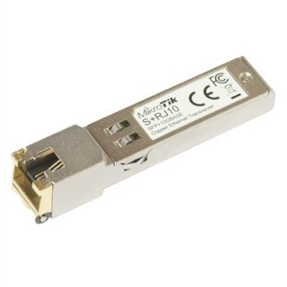 MikroTik | Moduł nadawczo-odbiorczy SFP+ / RJ-45 | S+RJ10 | 10 Gb/s | Maksymalna odległość transferu 200 m