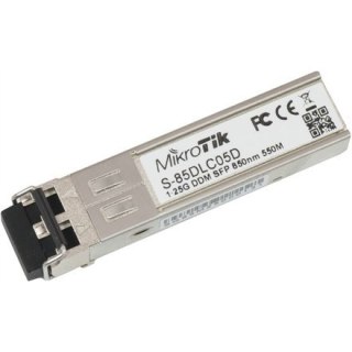 MikroTik | Moduł nadawczo-odbiorczy SFP (mini-GBIC) - SFP (mini-GBIC) / LC multi-mode | S-85DLC05D | 1,25 Gbps | Maksymalna odle
