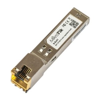 MikroTik | Moduł nadawczo-odbiorczy SFP (mini-GBIC) - SFP (mini-GBIC) / RJ-45 | S-RJ01 | 1 Gbps