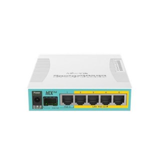 MikroTik RouterBOARD hEX RB960PGS - router - desktop | 4-portowy switch