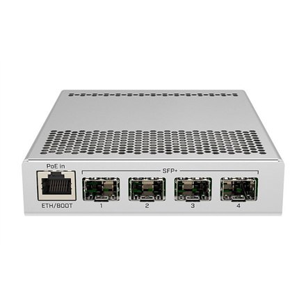 MikroTik | Switch | CRS305-1G-4S+IN | Web managed | Desktop | Porty 1 Gbps (RJ-45) w ilości 1 | Porty SFP+ w ilości 4 MikroTik | Switch | CRS305-1G-4S+IN | Web managed | Desktop | Porty 1 Gbps (RJ-45) w ilości 1 | Porty SFP+ w ilości 4