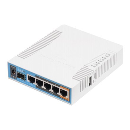 MikroTik | hAP ac | RB962UiGS-5HacT2HnT | 802.11ac | 2.4/5.0 | 1300 Mbit/s | 10/100/1000 Mbit/s | Ethernet LAN (RJ-45) portów 5 MikroTik | hAP ac | RB962UiGS-5HacT2HnT | 802.11ac | 2.4/5.0 | 1300 Mbit/s | 10/100/1000 Mbit/s | Ethernet LAN (RJ-45) portów 5