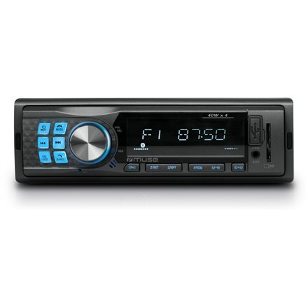Muse | M-195 BT | 40 W x 4 | Odbiornik cyfrowy | Host USB | Karta pamięci Flash Muse | M-195 BT | 40 W x 4 | Odbiornik cyfrowy | Host USB | Karta pamięci Flash