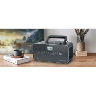 Muse | M-28DG | Przenośne radio | AUX in | Szary