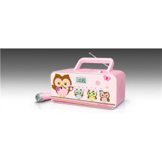 Muse | M-29KP | Przenośny odtwarzacz CD/MP3 z USB | 30 W | Różowy/Image