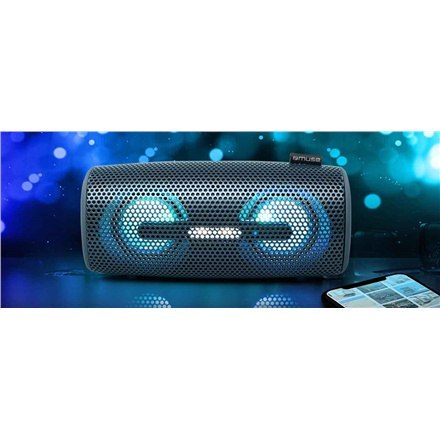 Muse M-730 DJ Speaker, Bezprzewodowy, Bluetooth, Czarny | Muse | M-730 DJ | 2x5W W | Bluetooth | Niebieski | Funkcje NFC | Przen Muse M-730 DJ Speaker, Bezprzewodowy, Bluetooth, Czarny | Muse | M-730 DJ | 2x5W W | Bluetooth | Niebieski | Funkcje NFC | Przen