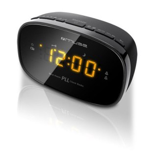 Muse | Radio z zegarem PLL | M-150CR | Funkcja alarmu | Czarny