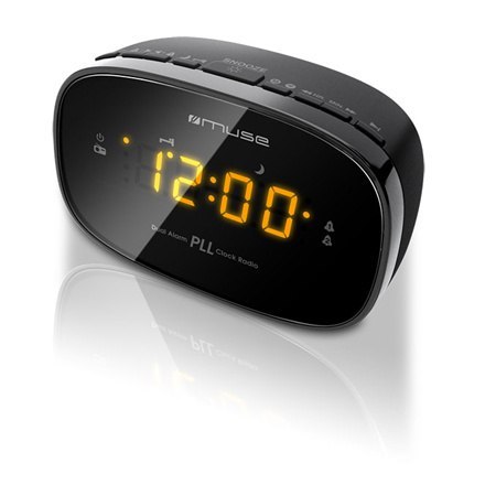 Muse | Radio z zegarem PLL | M-150CR | Funkcja alarmu | Czarny Muse | Radio z zegarem PLL | M-150CR | Funkcja alarmu | Czarny